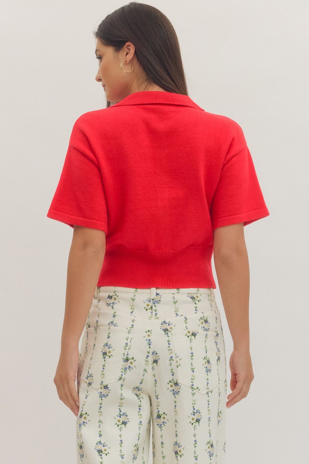 The Aspen Top- Red