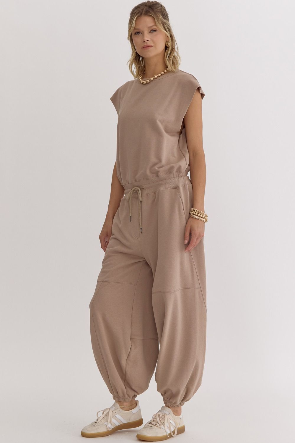 Olivia Jumpsuit- Mocha