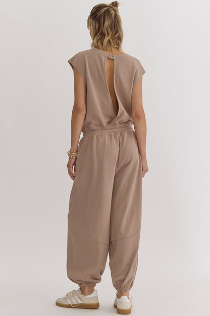 Olivia Jumpsuit- Mocha
