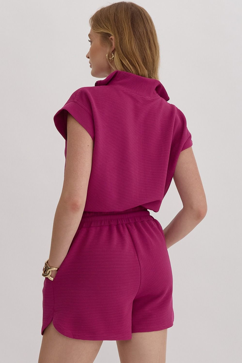 Eliza Romper- Magenta