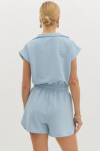 Eliza Romper- Blue