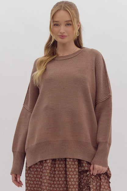 Winnie Sweater- Mocha