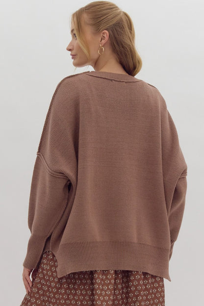 Winnie Sweater- Mocha