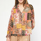 Paisley Top- Rust Multi