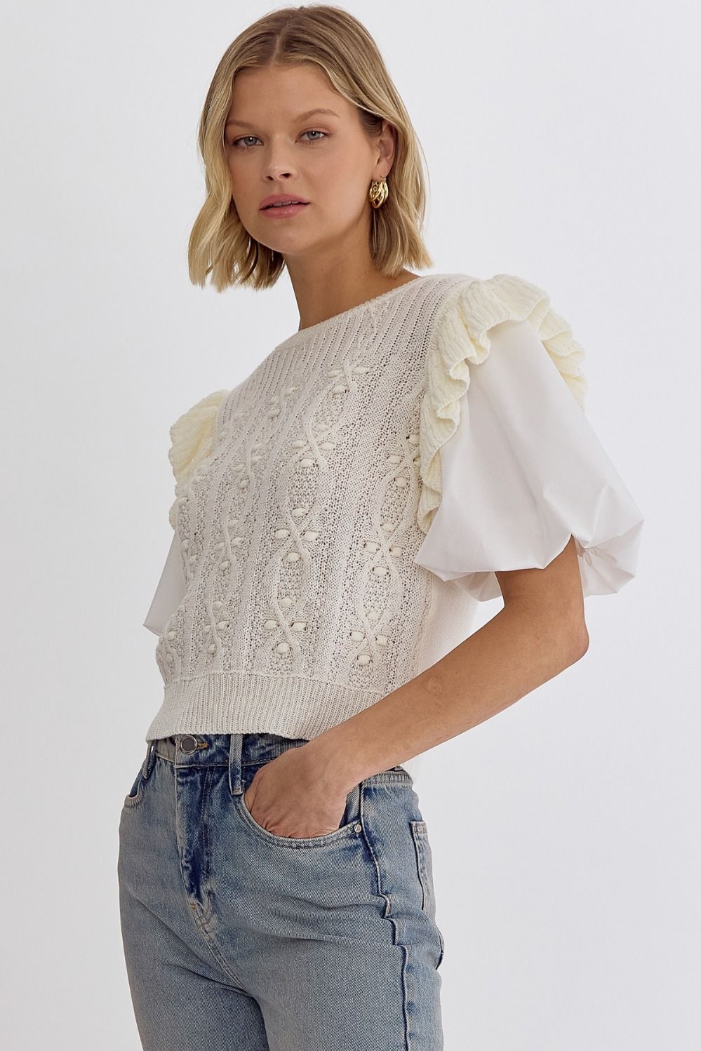 Bella Top- Cream