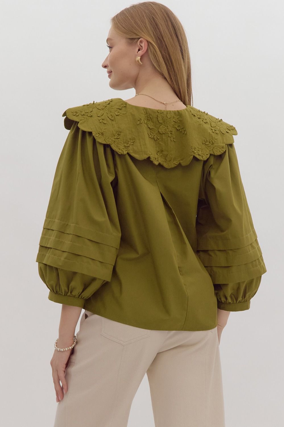 Lilly Top- Olive