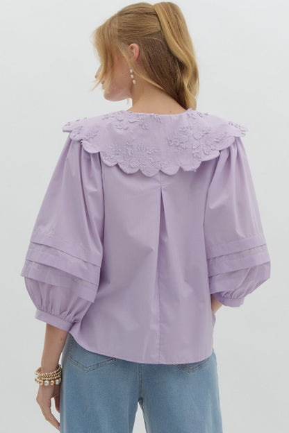 Lilly Top- Lavender