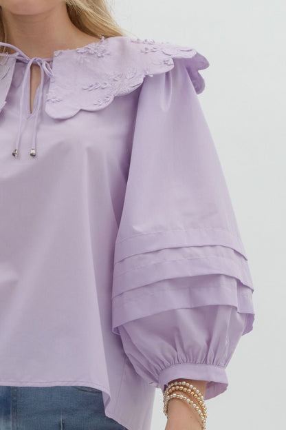 Lilly Top- Lavender