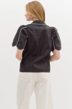 Remi Top- Black/White