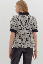 Edie Top- Black/White