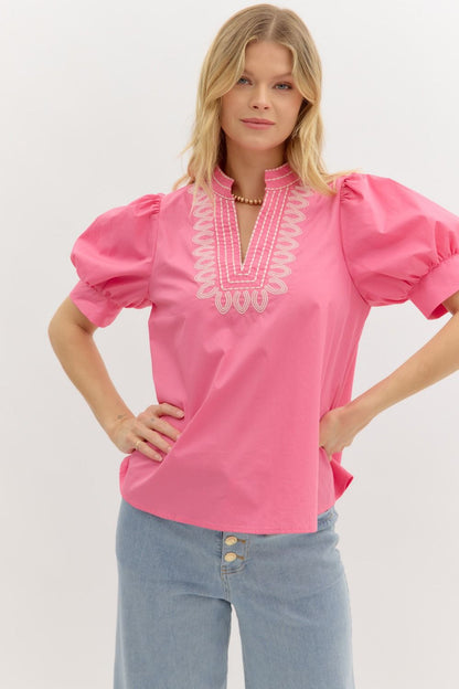 Bella Top- Pink