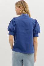 Bella Top- Indigo