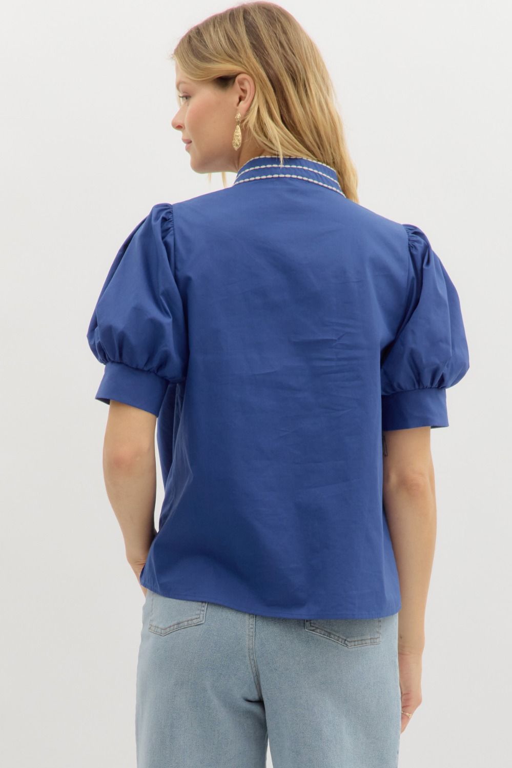 Bella Top- Indigo