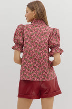 Sena Top- Wine