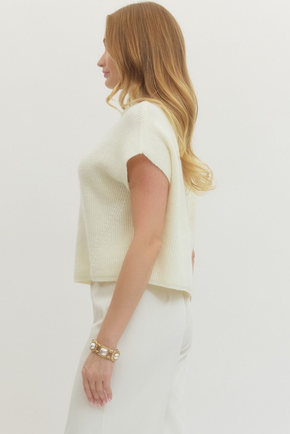 Weekend Muse Top- Cream
