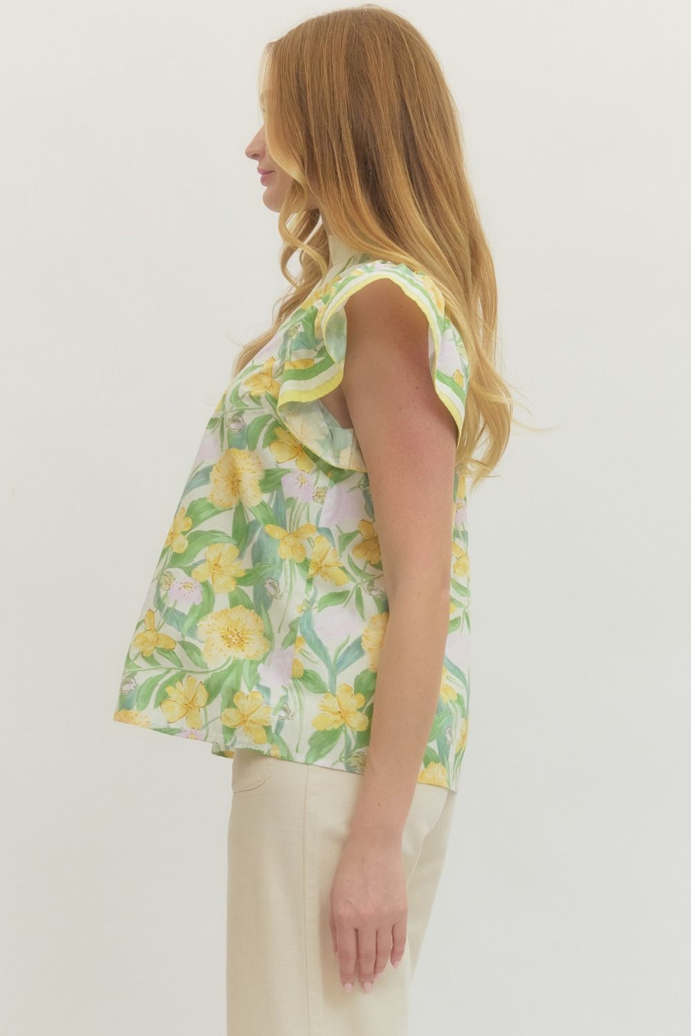 Daisy Daydream Top- Yellow
