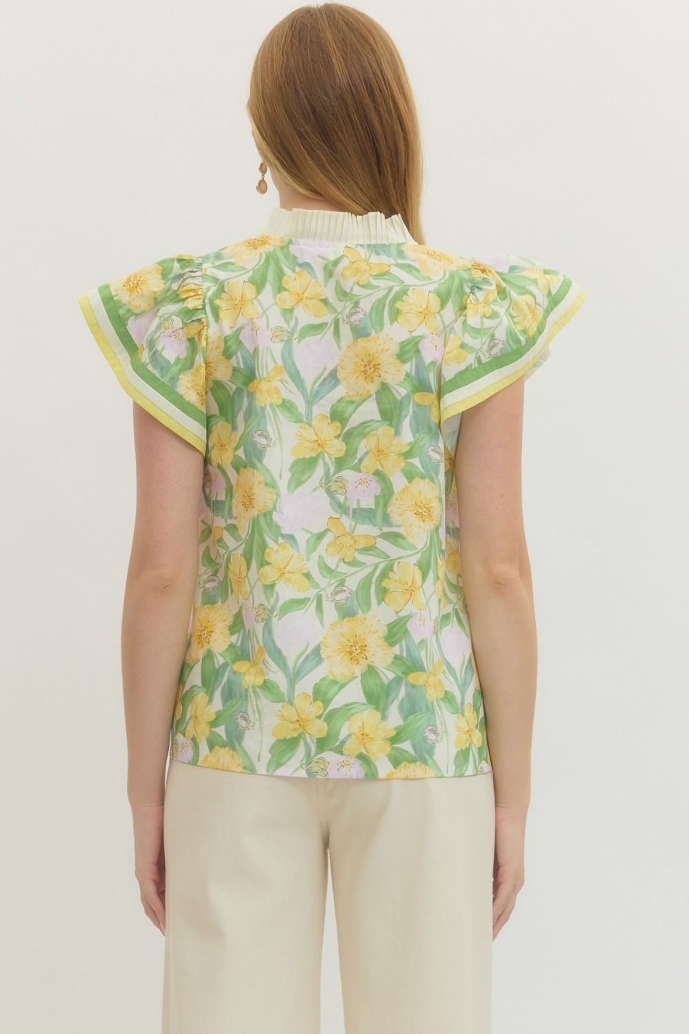 Daisy Daydream Top- Yellow