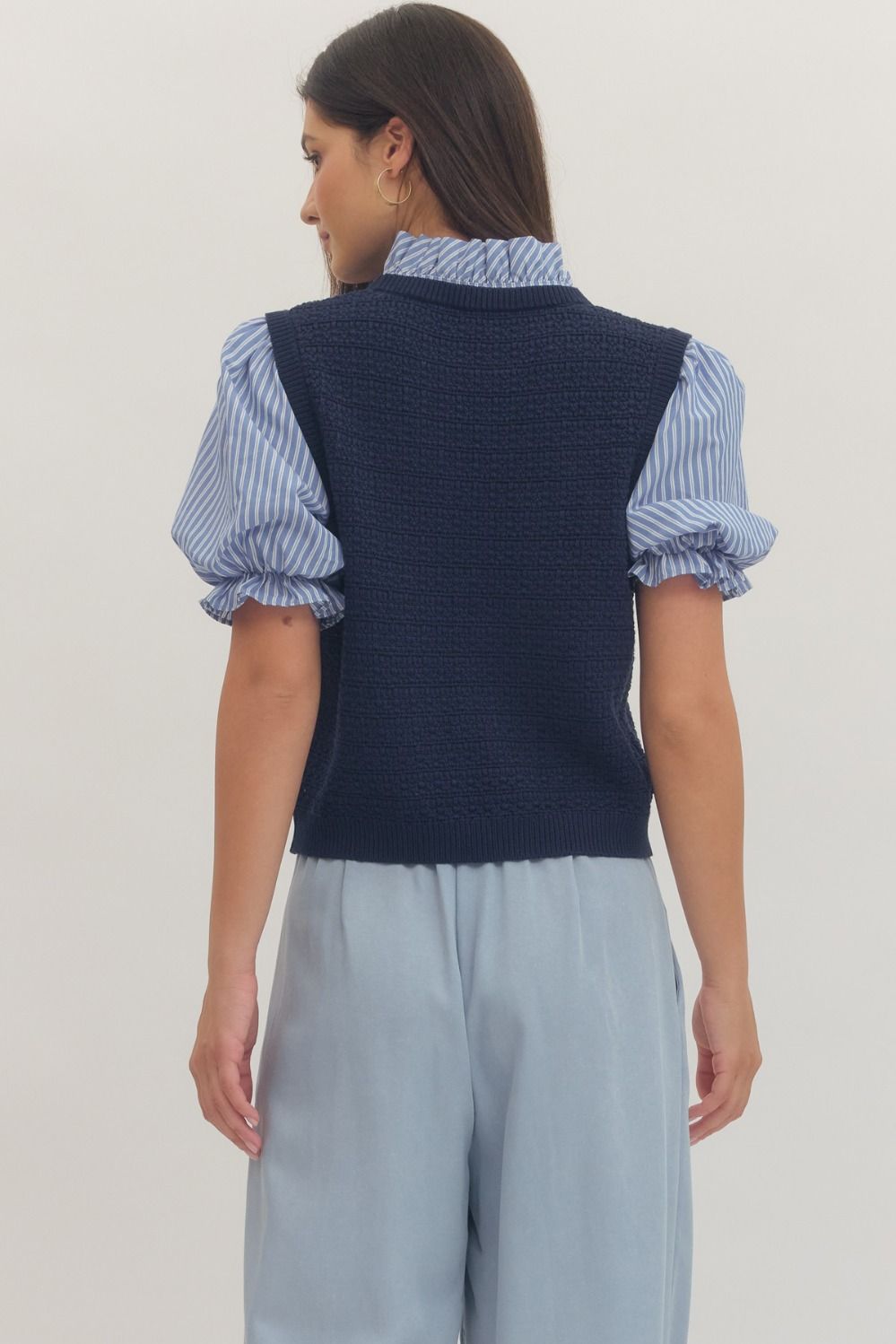 Saylor Top- Navy