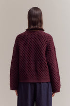 Plum Knit Sweater
