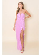 The Belleview Garden Dress- Lilac