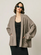Julia Cardigan- Warm Grey