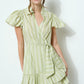 Ruffle Wrap Mini- Lime