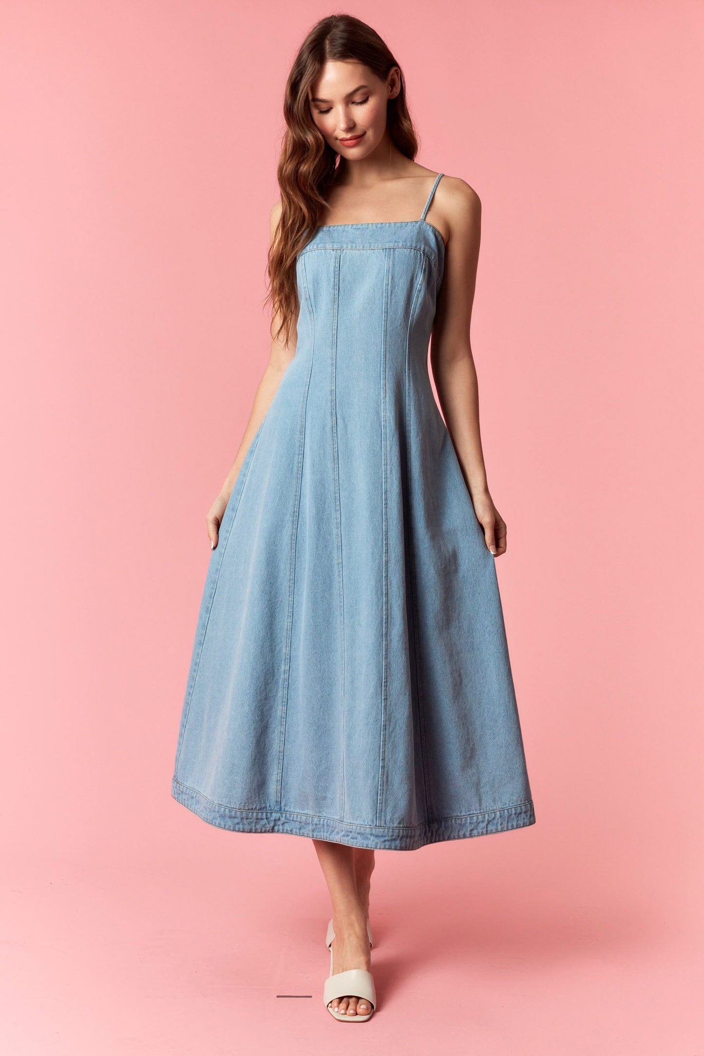 Brooke Denim Midi Dress