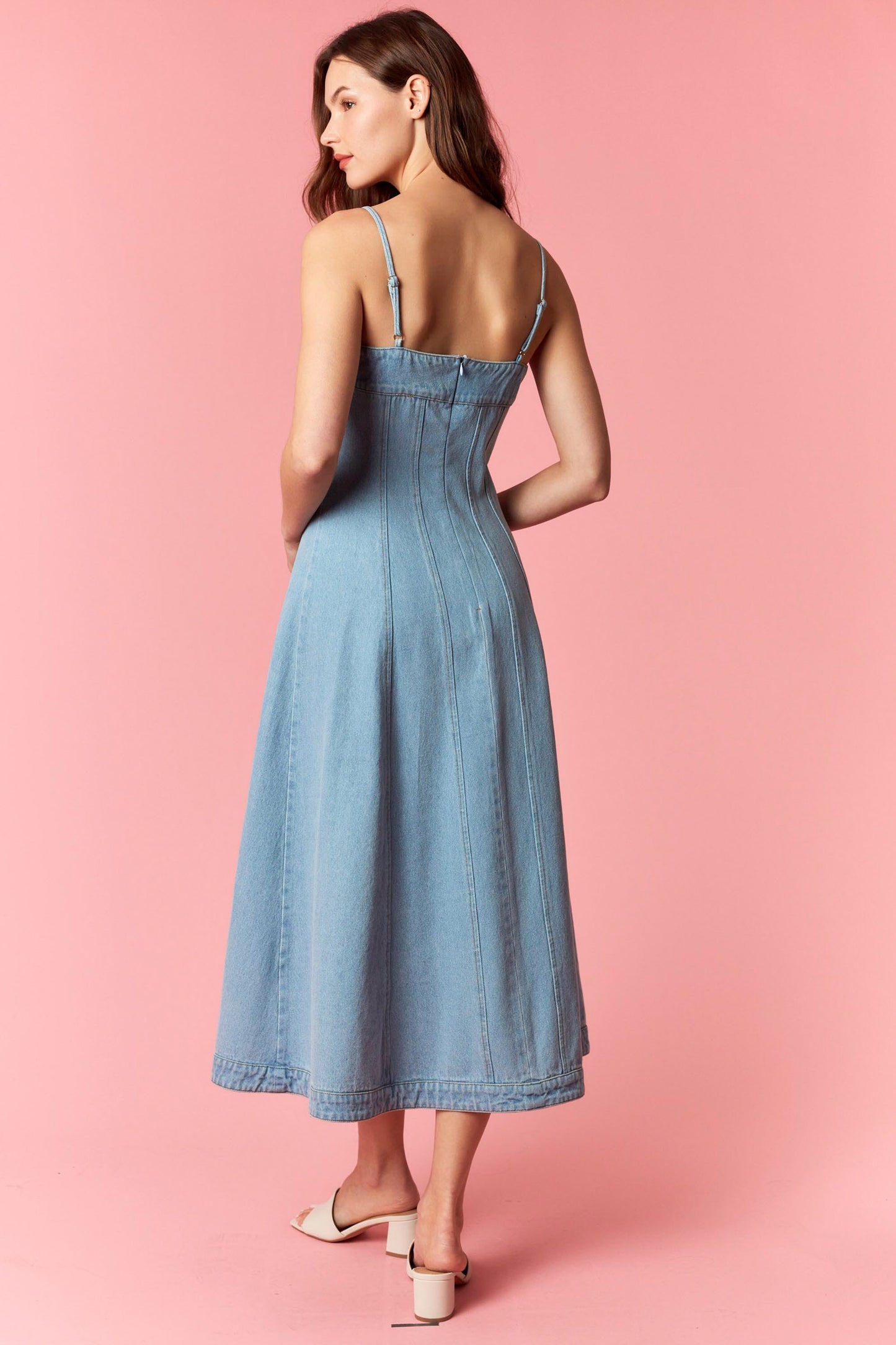 Brooke Denim Midi Dress