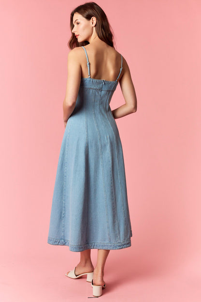 Brooke Denim Midi Dress