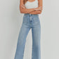 Patch Pocket Wide Leg Jean