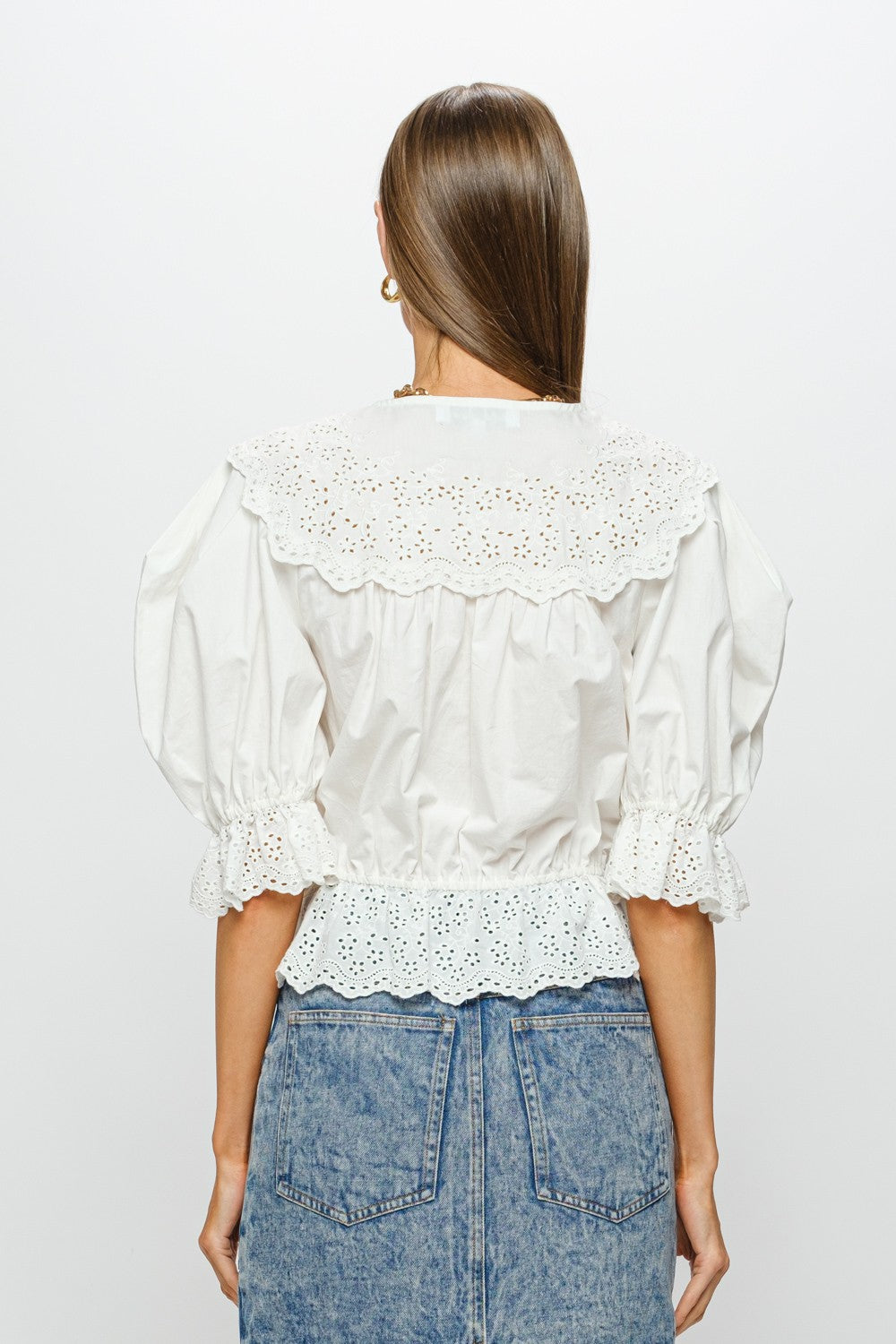 Emi Blouse- White