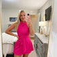 Grace Romper- Hot Pink