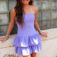 Ruffle Bottom Mini- Purple