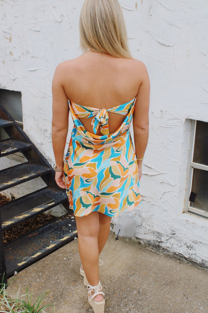 Abstract Tube Dress