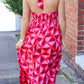 Printed Maxi- Pink/Orange