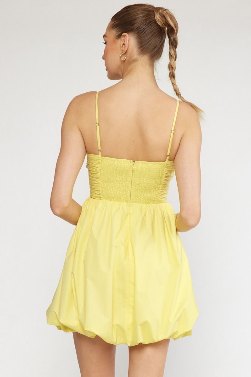 Yellow Bubble Dress