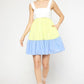 Reagan Dress- Blue/Yellow