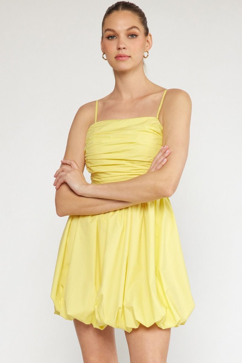 Yellow Bubble Dress