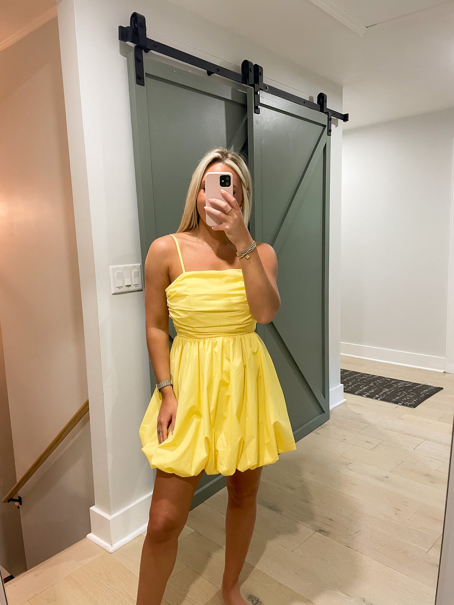 Yellow Bubble Dress