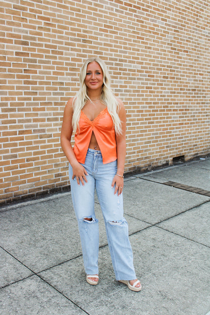 Tiffany Top- Orange