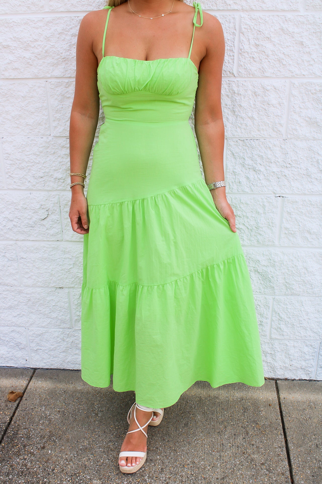 Neely Maxi- Apple Green