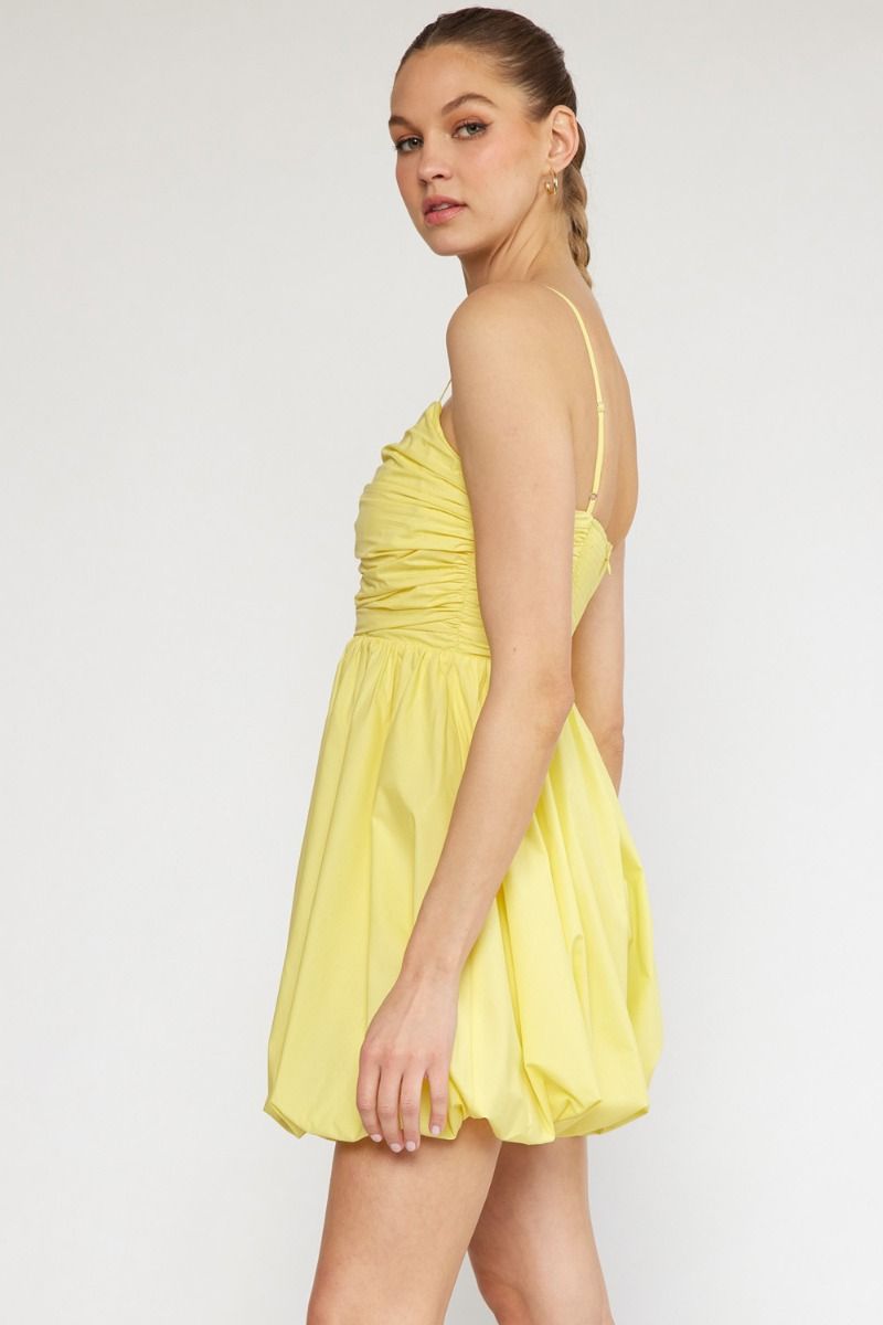 Yellow Bubble Dress