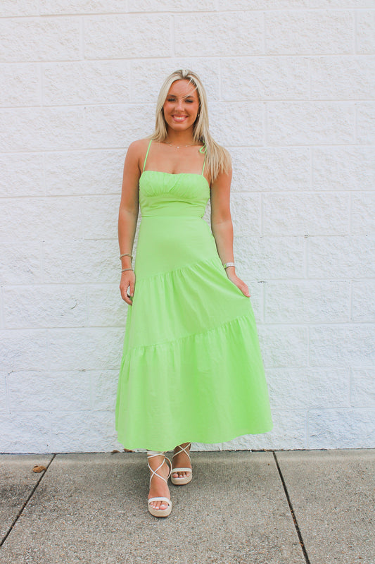 Neely Maxi- Apple Green