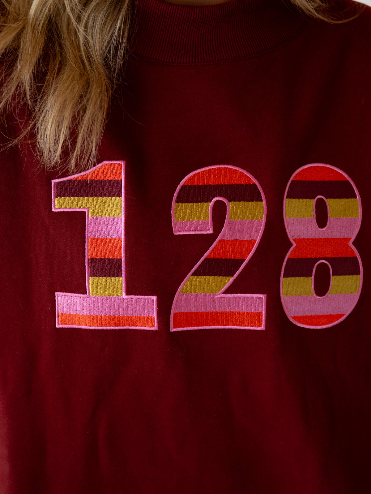 PRE-ORDER: The Stripe Signature Mockneck- Burgundy