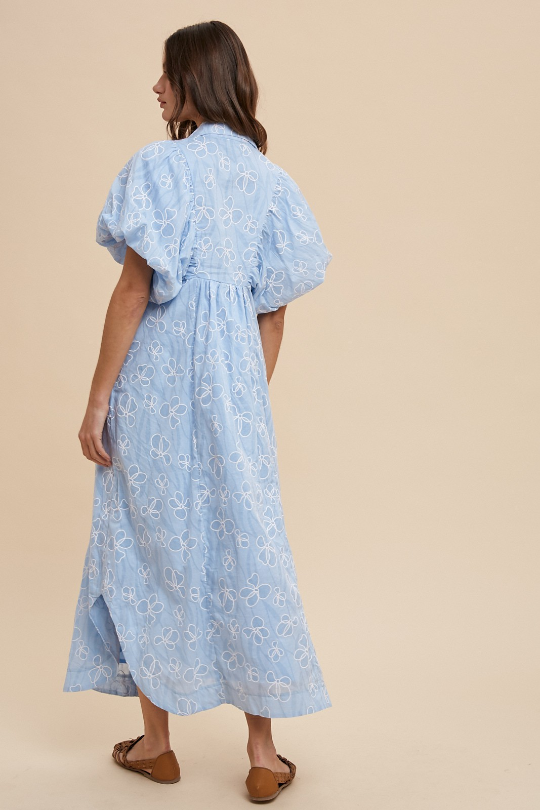 Leila Dress- Sky Blue