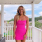 Mini Dress- Hot Pink