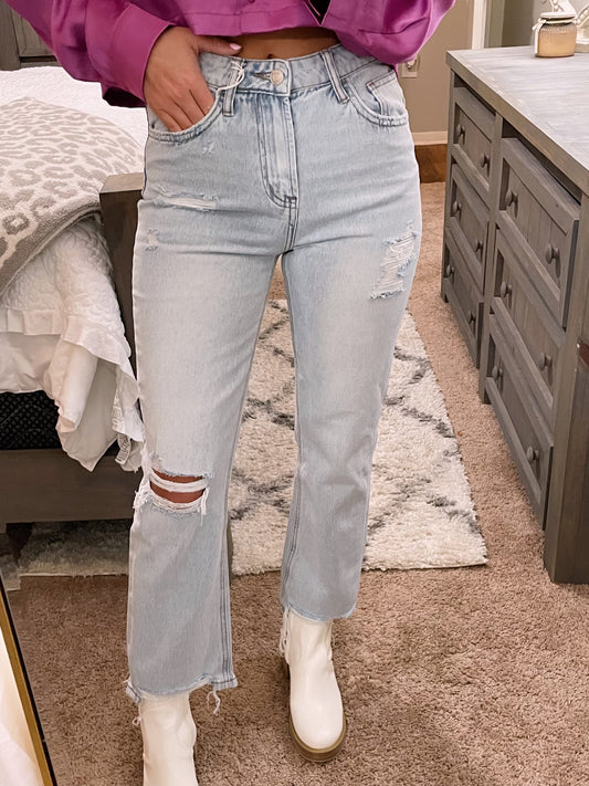 Vintage Boyfriend Jean- Light Denim