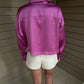 Satin Crop- Violet