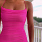 Mini Dress- Hot Pink