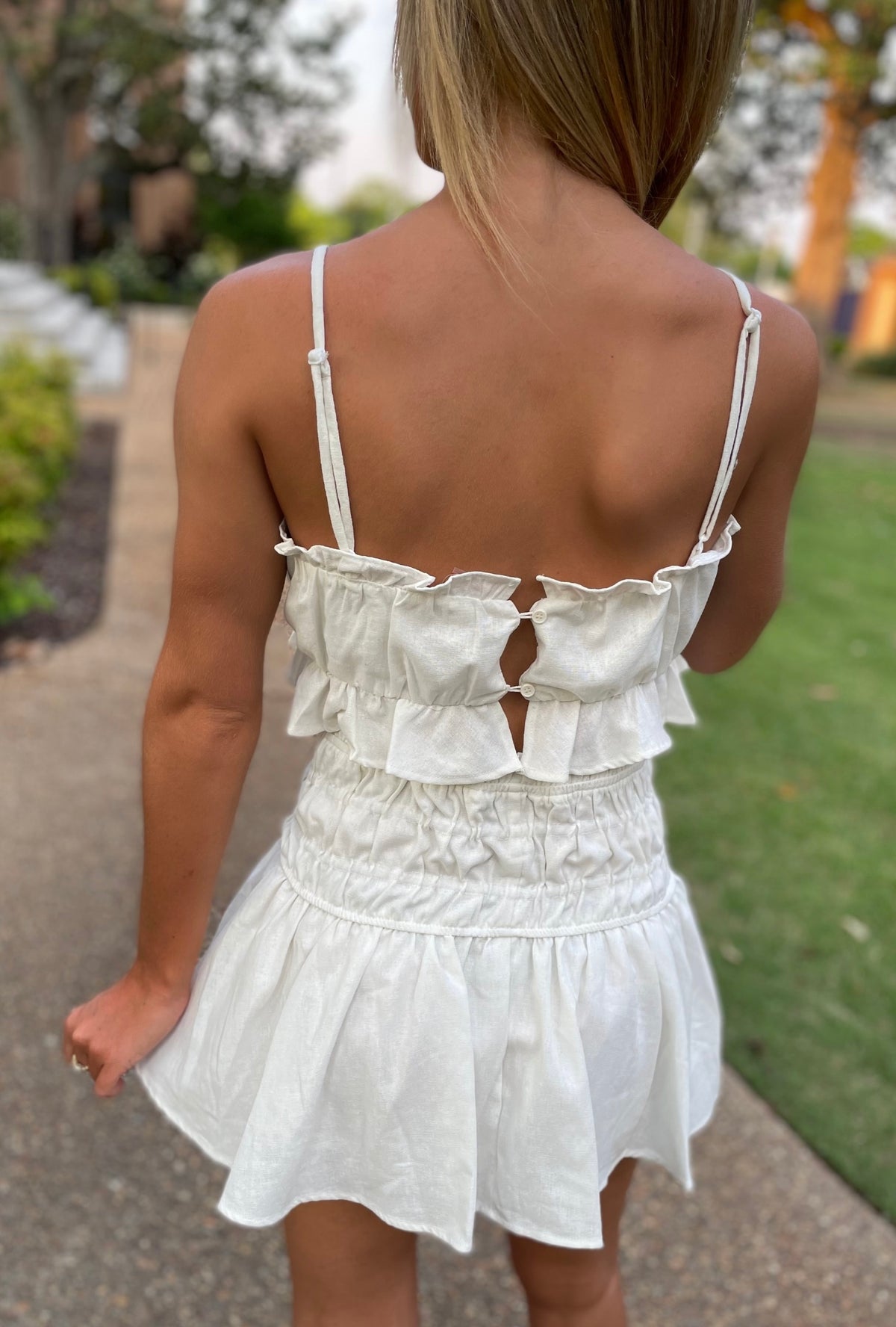 Cami & Skort Set- White
